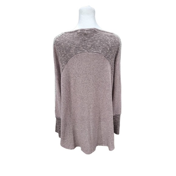 Soft Surroundings Bailey Waffle Knit Thermal Long Sleeve Pullover Tunic Size L - Picture 4 of 11